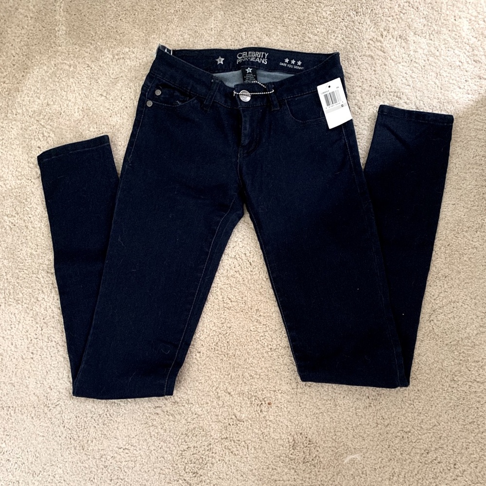 Dark Denim Dare You Skinny Jeans